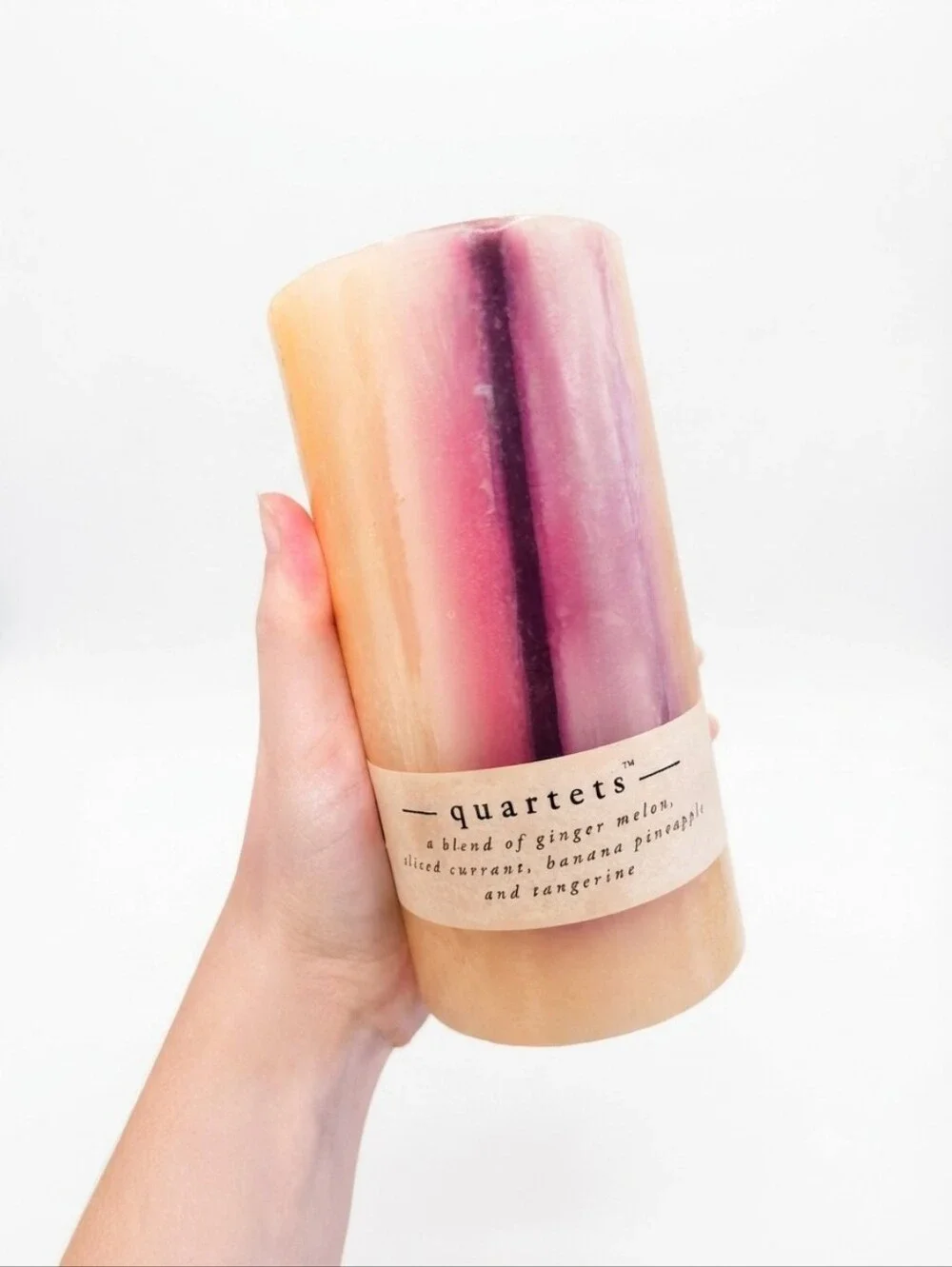 NWT Pier 1 Imports Quartets Pillar Candle 6